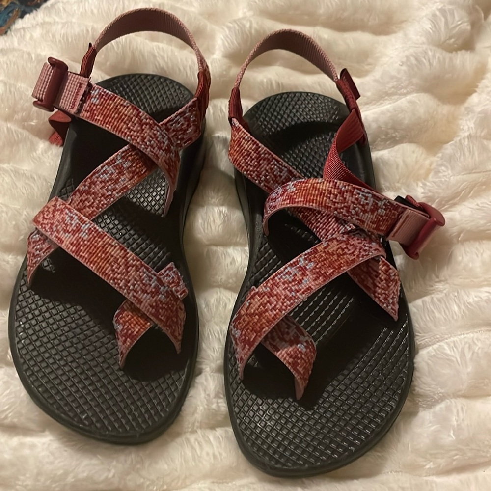 Chaco Women's Zcloud 2 Spray Rhubarb Sandals - New - Ret $105